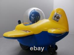 Vintage NOS Sovi Space Age Toy Space Plane Soviet Plastic Toy CCCP Friction Toy