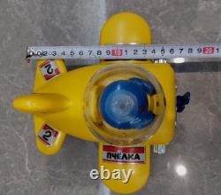 Vintage NOS Sovi Space Age Toy Space Plane Soviet Plastic Toy CCCP Friction Toy
