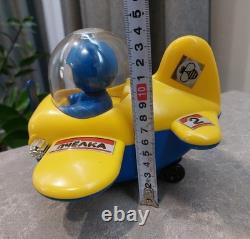 Vintage NOS Sovi Space Age Toy Space Plane Soviet Plastic Toy CCCP Friction Toy
