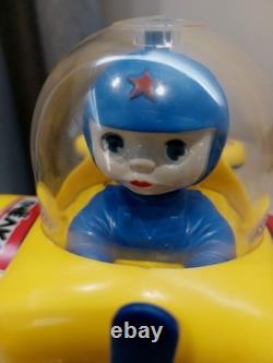 Vintage NOS Sovi Space Age Toy Space Plane Soviet Plastic Toy CCCP Friction Toy
