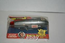 Vintage No. 1000 Nasta FLASH GORDON Battle Rocket wind up sealed window box