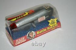 Vintage No. 1000 Nasta FLASH GORDON Battle Rocket wind up sealed window box