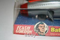 Vintage No. 1000 Nasta FLASH GORDON Battle Rocket wind up sealed window box