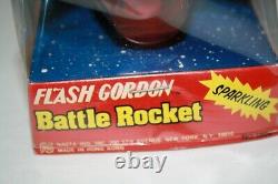 Vintage No. 1000 Nasta FLASH GORDON Battle Rocket wind up sealed window box