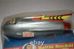 Vintage No. 1000 Nasta FLASH GORDON Battle Rocket wind up sealed window box