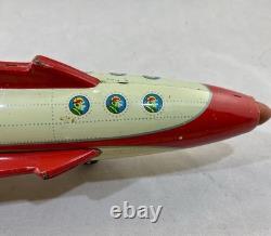 Vintage Nomura XX-2 tin Friction -Powered Spaceship from Japan, 1960's