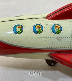Vintage Nomura XX-2 tin Friction -Powered Spaceship from Japan, 1960's