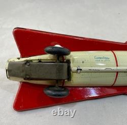 Vintage Nomura XX-2 tin Friction -Powered Spaceship from Japan, 1960's