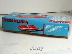 Vintage OK Toys Hong Kong Futuristic Space Battery Operated Dreamliner Car