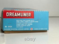 Vintage OK Toys Hong Kong Futuristic Space Battery Operated Dreamliner Car