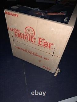 Vintage Ohio Art Battery Operated SAC Sonic Ear Space Age Communicator With Box