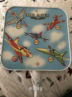 Vintage Ohio Art Tin Litho Bord Planes Space-age