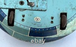 Vintage Old Battery Operate Modern Toys Space Explorer Ship Llitho Tin Toy Japan