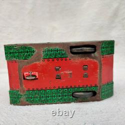 Vintage Old LTI Space Sparkling Tank Astronauts sparkling Friction Tin Toy156