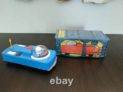 Vintage Old Rare Ussr Space Rocket Car Toy Lunokhod Lunochod Battery Operated