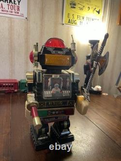 Vintage Old Son Ai Space Toy Star Robot Battery Operated Plastic Toy 1985 Works