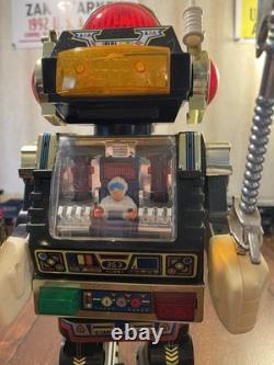 Vintage Old Son Ai Space Toy Star Robot Battery Operated Plastic Toy 1985 Works