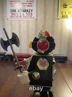 Vintage Old Son Ai Space Toy Star Robot Battery Operated Plastic Toy 1985 Works
