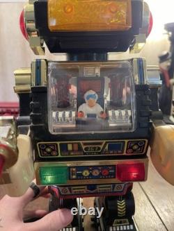 Vintage Old Son Ai Space Toy Star Robot Battery Operated Plastic Toy 1985 Works