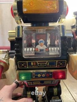 Vintage Old Son Ai Space Toy Star Robot Battery Operated Plastic Toy 1985 Works