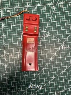 Vintage Plastic Electronic X-91 Green Space Car Battery Operated NOT WORKING
