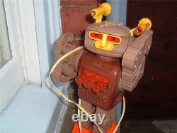 Vintage Playwell Space Commander Robot 1970's Hong Kong Not Tested Spares