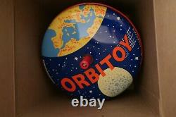 Vintage RARE Orbitoy Space Satellite Space Spinner Toy Metal New in Box