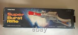 Vintage Radio Shack Electronic Space Ray Super Burst Rifle Toy Gun In Open Box