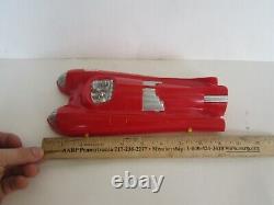 Vintage Rare 1950's Plasticraft Rocket Space Racer Toy Plastic Vehicle