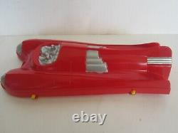 Vintage Rare 1950's Plasticraft Rocket Space Racer Toy Plastic Vehicle