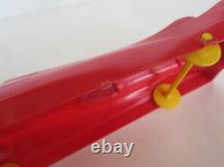 Vintage Rare 1950's Plasticraft Rocket Space Racer Toy Plastic Vehicle