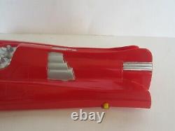 Vintage Rare 1950's Plasticraft Rocket Space Racer Toy Plastic Vehicle