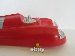 Vintage Rare 1950's Plasticraft Rocket Space Racer Toy Plastic Vehicle