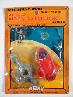 Vintage Rare Apollo Moon Landing Space Series Lot Spaceships & Figures