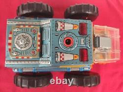 Vintage Rare Battery Powered Space Toy Lunar Lunokhod Alps Japan Works Tested