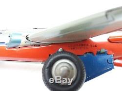 Vintage Rare China Friction Tin Toy Space Universe Rocket Express 240 / 030