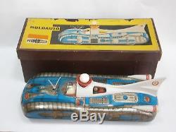 Vintage Rare First Hungary Space Toy Rocket Car Holdauto + Box
