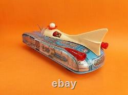 Vintage Rare Hungary Space Toy Rocket Car Holdauto Urauto + Box