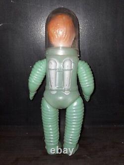 Vintage Rare Lot 1960s Astronanaut Space Men Blow Mold 5 Figure Set