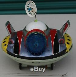 Vintage Rare Mego Yonezawa Mercury X-1 Battery Operated Space Ship Saucer Toy