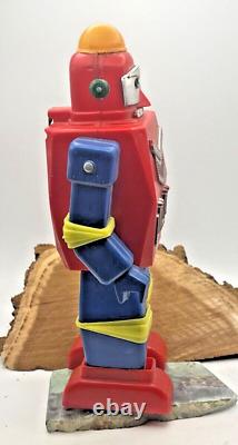 Vintage Rare Mr Flash Cragstan Plastic Space Toy Robot Hong Kong-1774.24