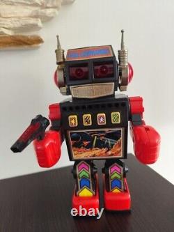 Vintage Rare Old Space Commander Robot Battery Operated