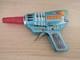 Vintage Rare Old Space Gun Tin Toy Astronaut Cosmonaut Alien Rocket Pistol Japan