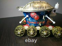 Vintage Rare Soviet Ussr Space Toy Moonrover Lunokhod Lunochod Battery Operated