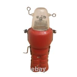 Vintage Rare Tin Robot Toy Space Trooper & Moon Explorer Set of 2, Good Used