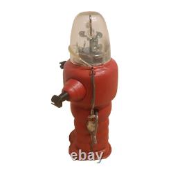 Vintage Rare Tin Robot Toy Space Trooper & Moon Explorer Set of 2, Good Used