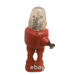 Vintage Rare Tin Robot Toy Space Trooper & Moon Explorer Set of 2, Good Used
