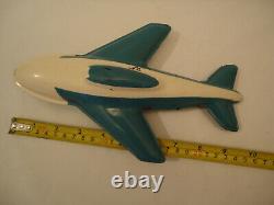 Vintage Rare USSR Russian Space Shuttle Cosmos Rocket Friction Tin Toy 60s
