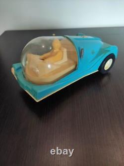 Vintage Rare Ussr Space Rocket Car Toy Lunokhod Battery Operated Works Tested