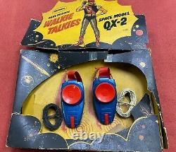 Vintage Remco 1950's Electronic Walkie Talkies Space Model Qx-2 Original Box